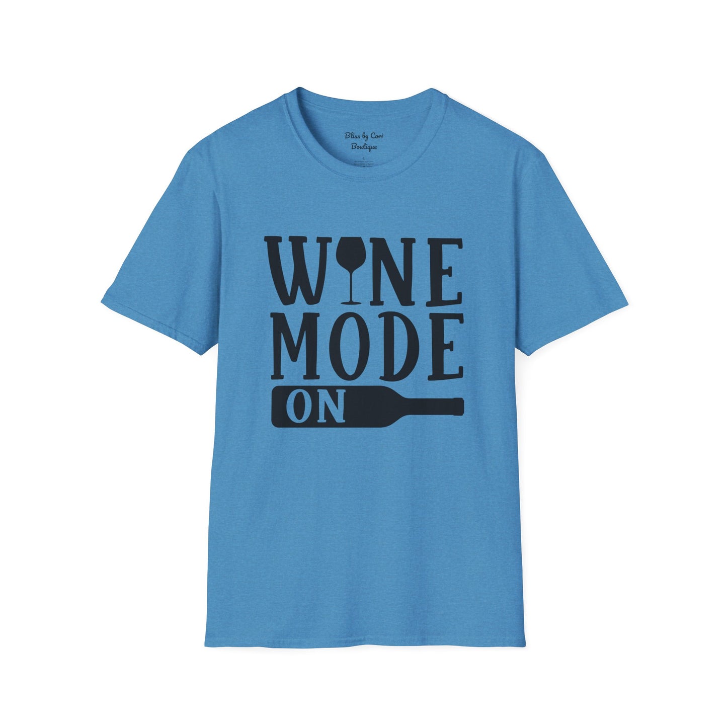 Wine Mode On Softstyle T-Shirt Available In 14 Colors