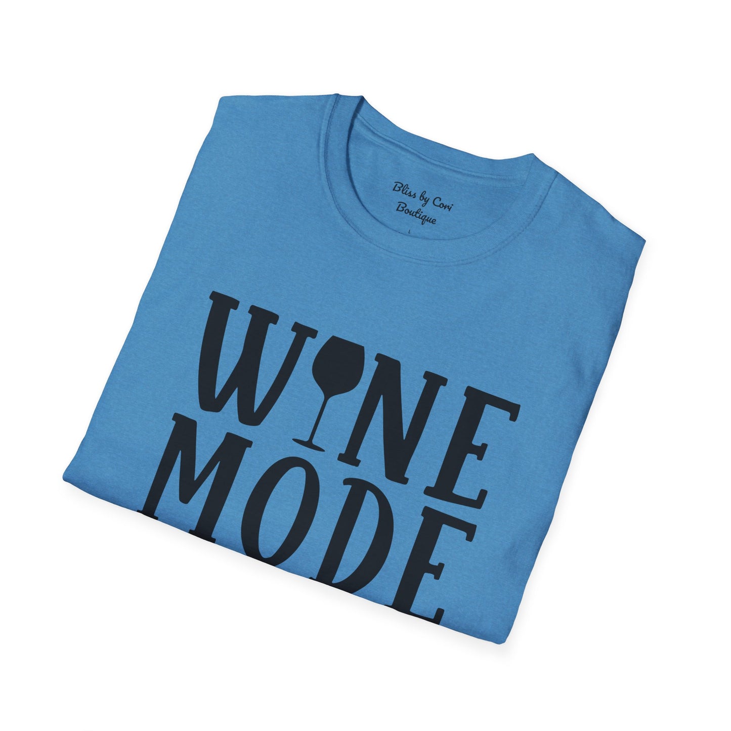 Wine Mode On Softstyle T-Shirt Available In 14 Colors