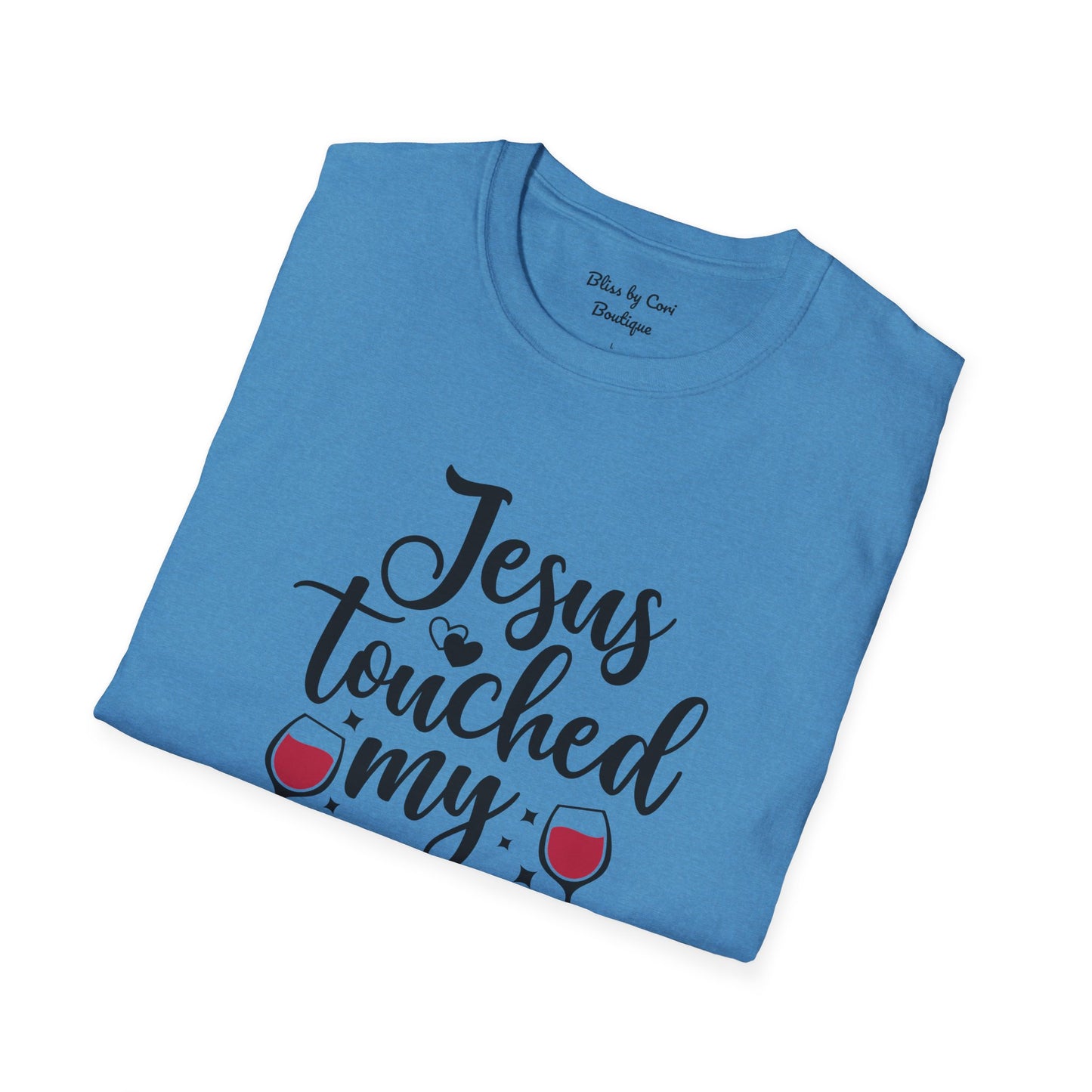 Jesus Touched My Water Softstyle T-Shirt Available In 14 Colors