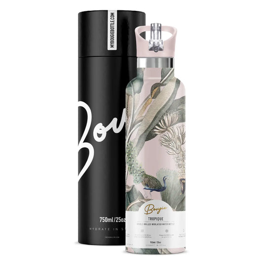 Tropique Peacock Insulated Water Bottle