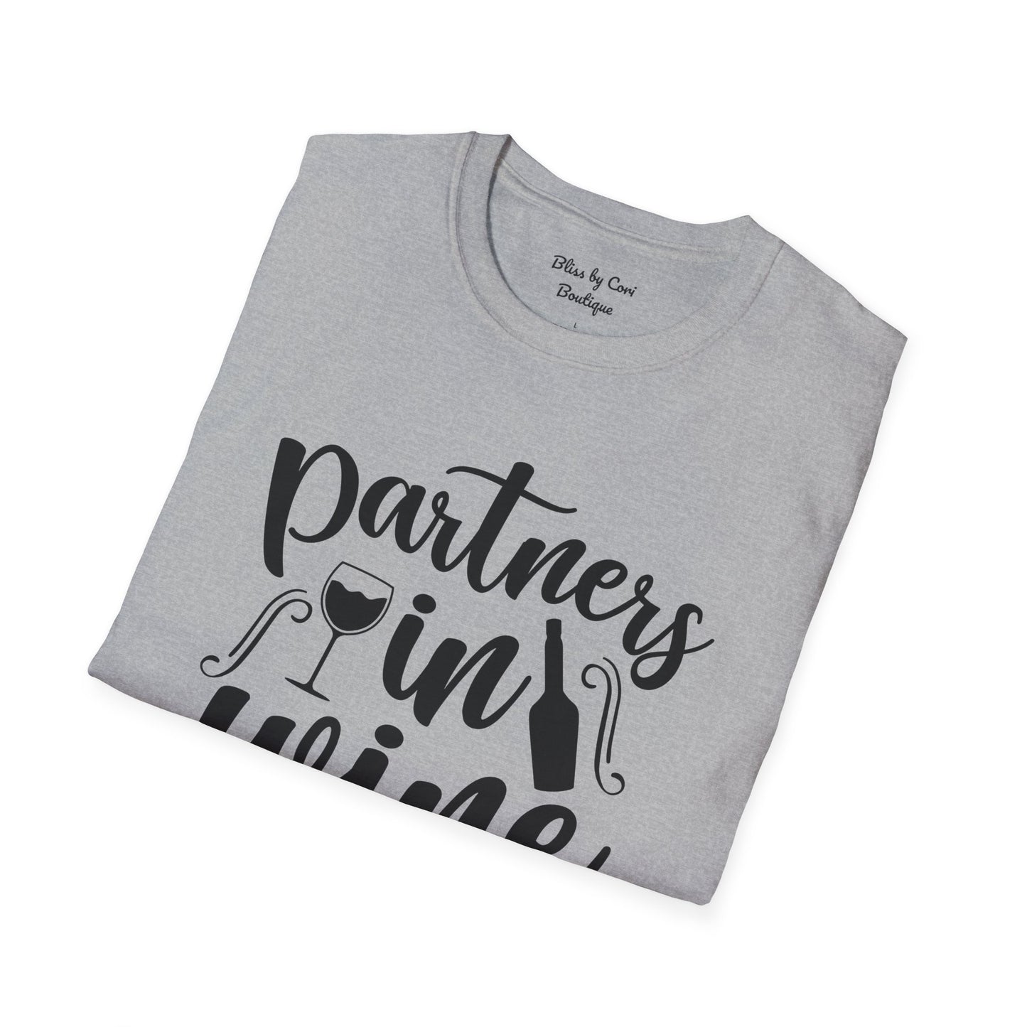 Partners In Wine Softstyle T-Shirt Available In 14 Colors