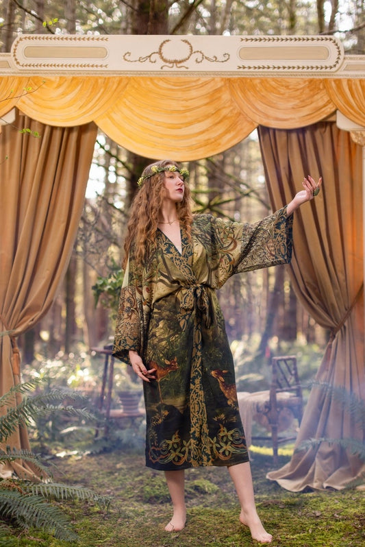 The Dawning Opera Duster Kimono Robe ft. Ophelia & Fawn *Pre Order* Ships October 2026