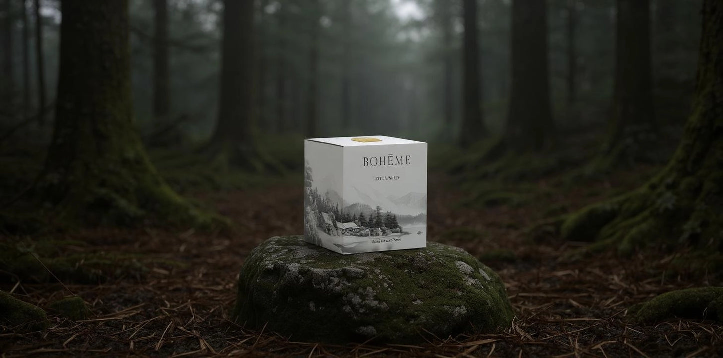 Boħeme Fragrance Collection - Idyllwild Candle - Pine, Cedarwood & Amber Resin