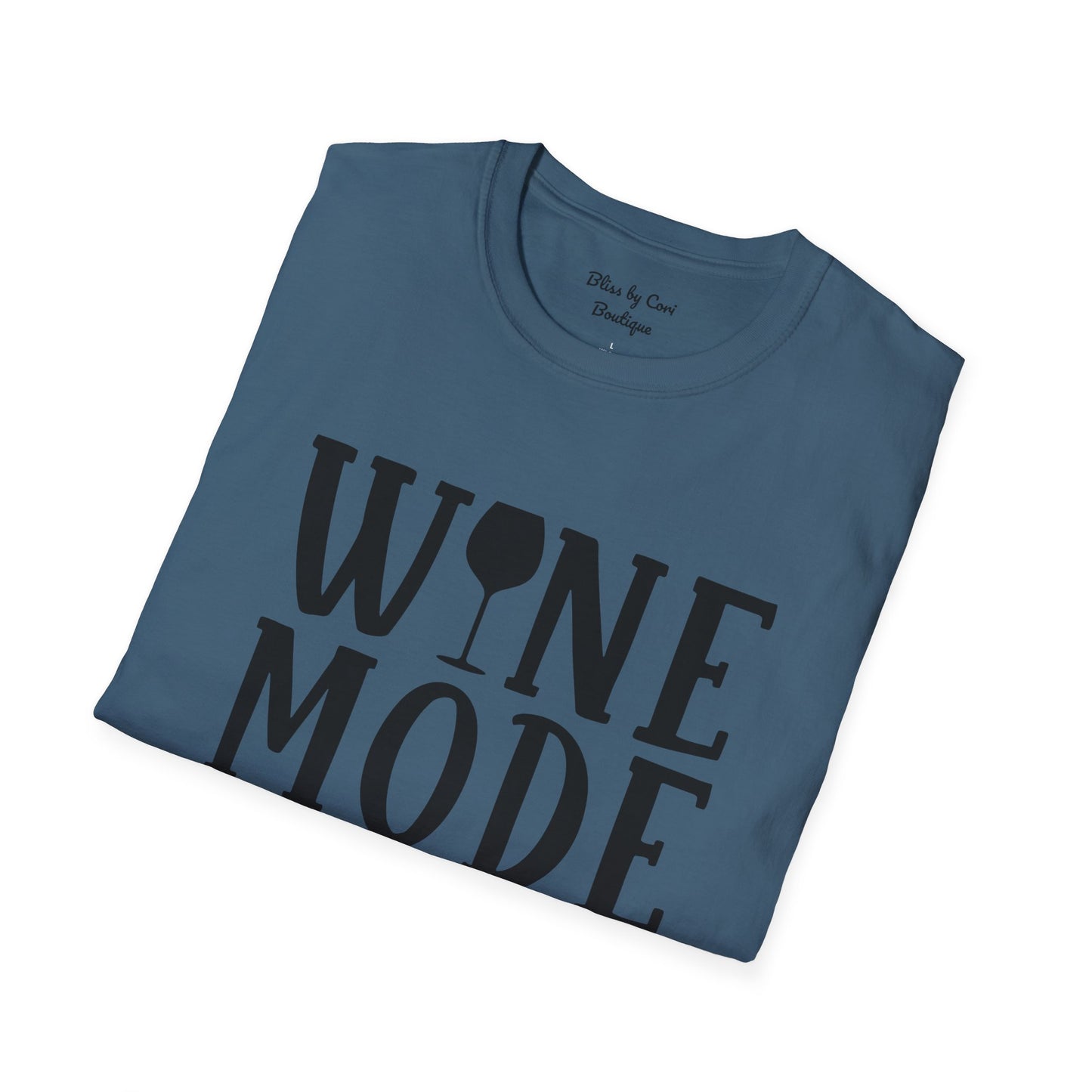 Wine Mode On Softstyle T-Shirt Available In 14 Colors