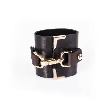 The Exotic Petal Leather Cuff Bracelet