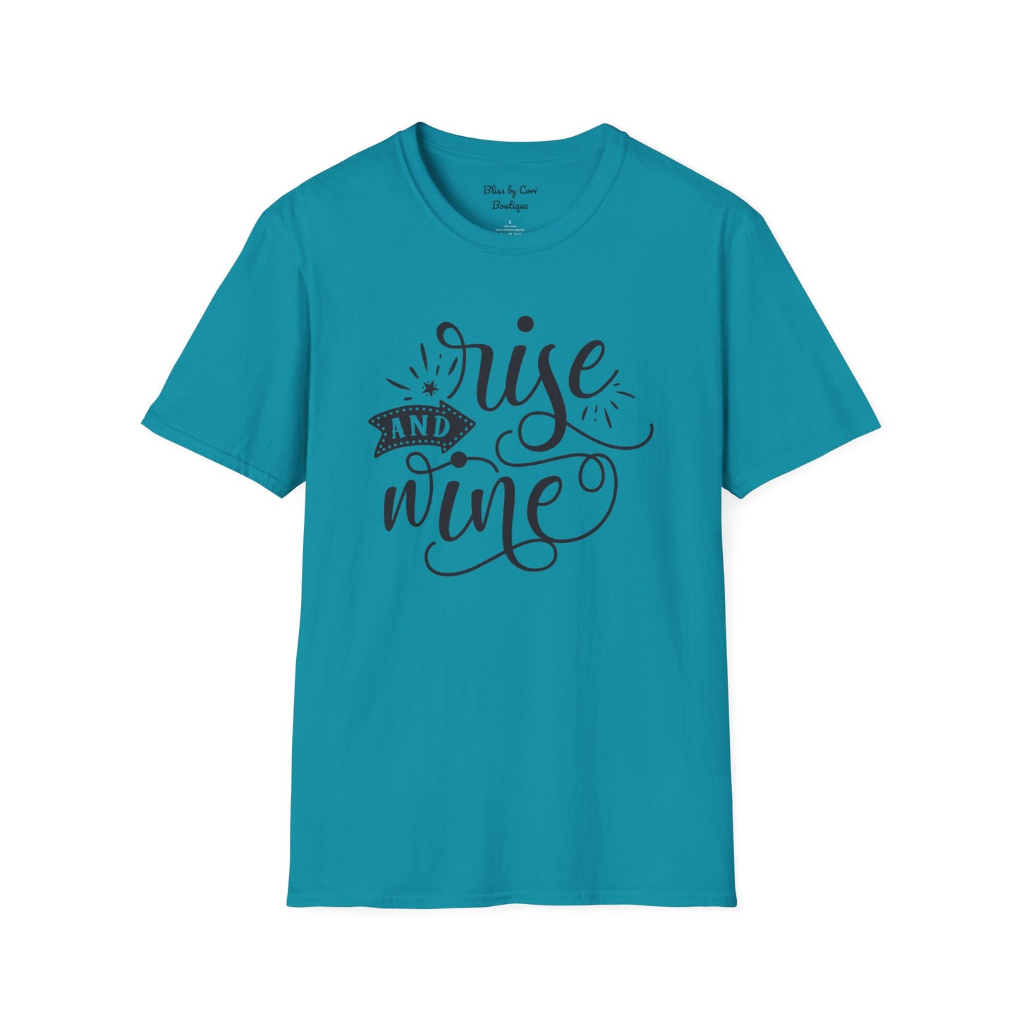 Rise & Wine Softstyle T-Shirt Available In 14 Colors