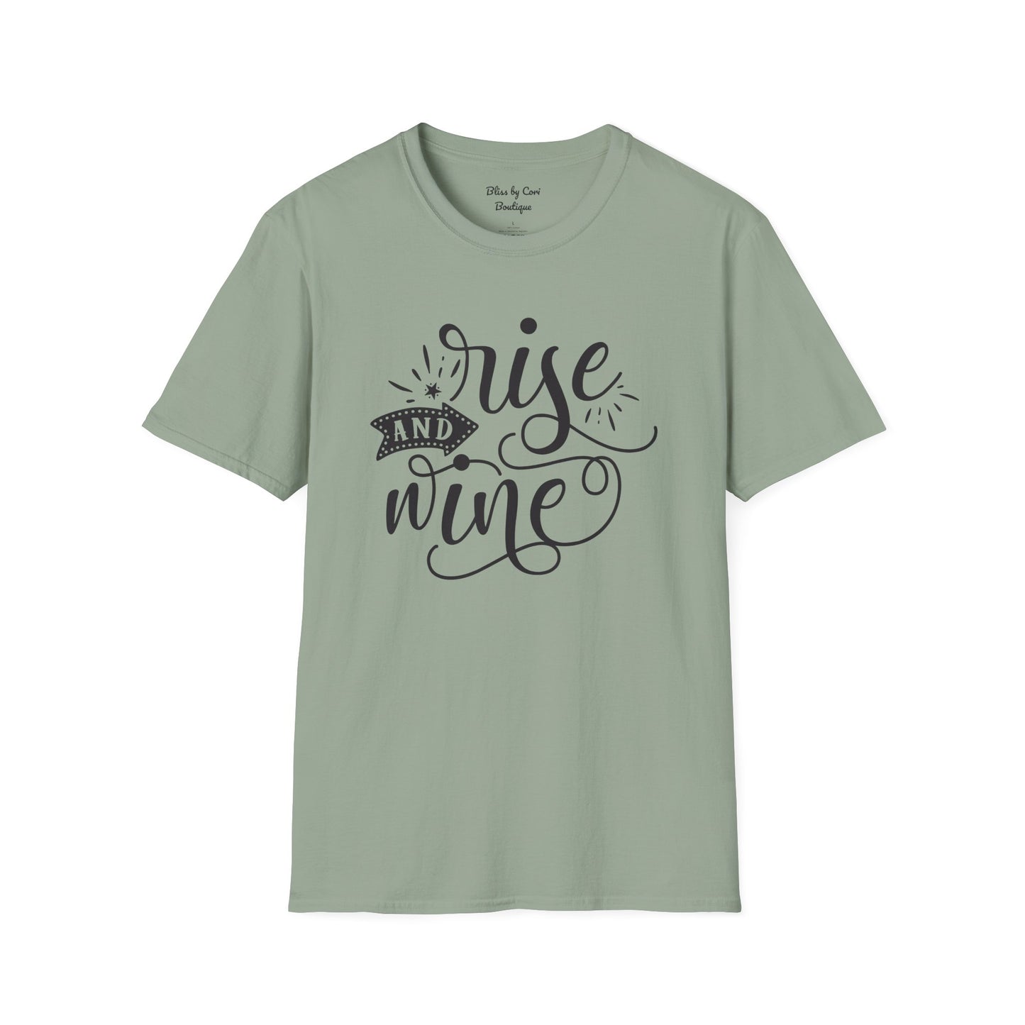 Rise & Wine Softstyle T-Shirt Available In 14 Colors