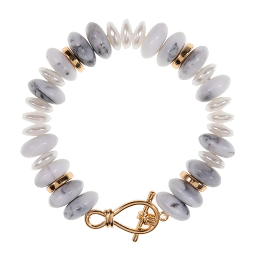 Mixed Stone Beaded Bracelet