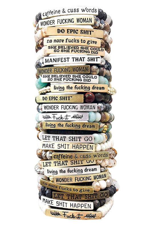 Sassy Mantra Bracelet