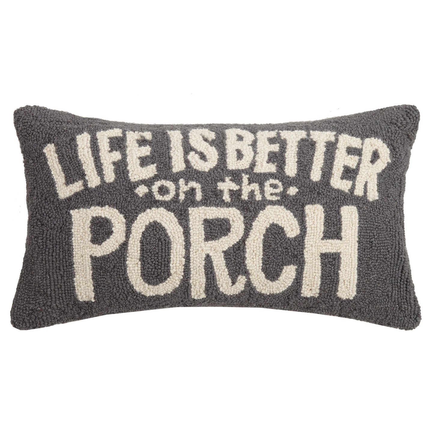 Life Is Better On The Porch Pillow - Pre Order For Mid May Shipment