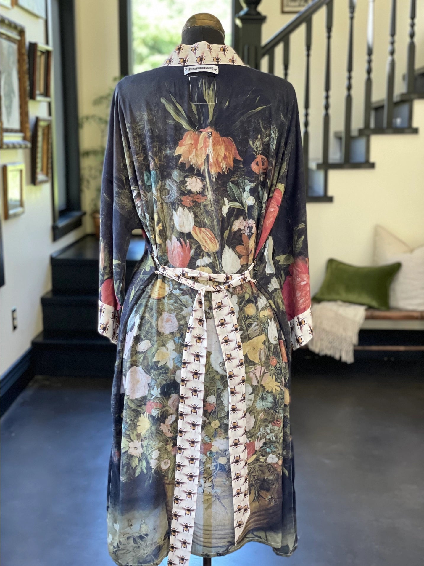 Market of Stars - I Dream in Flowers Bamboo Duster Kimono Robe