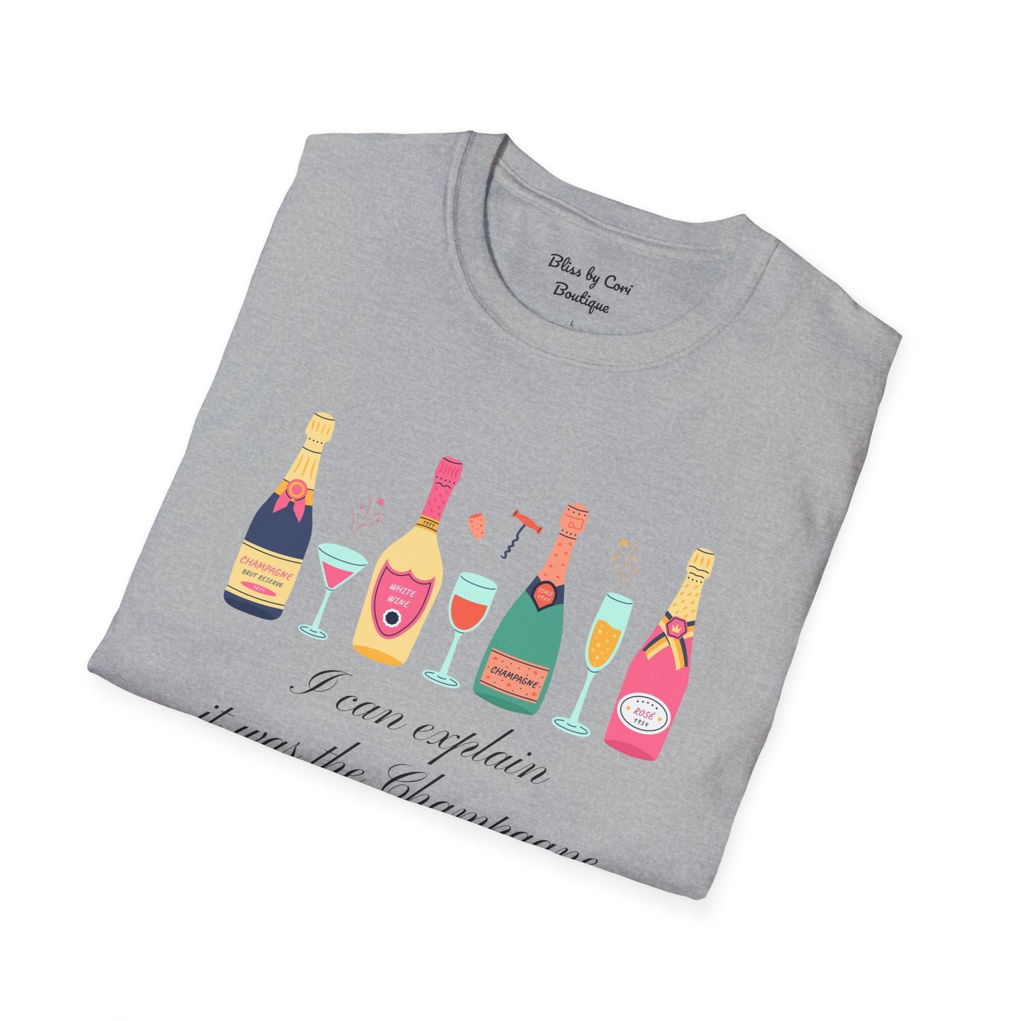 I Can Explain...It was The Champagne Softstyle T-Shirt Available In 14 Colors