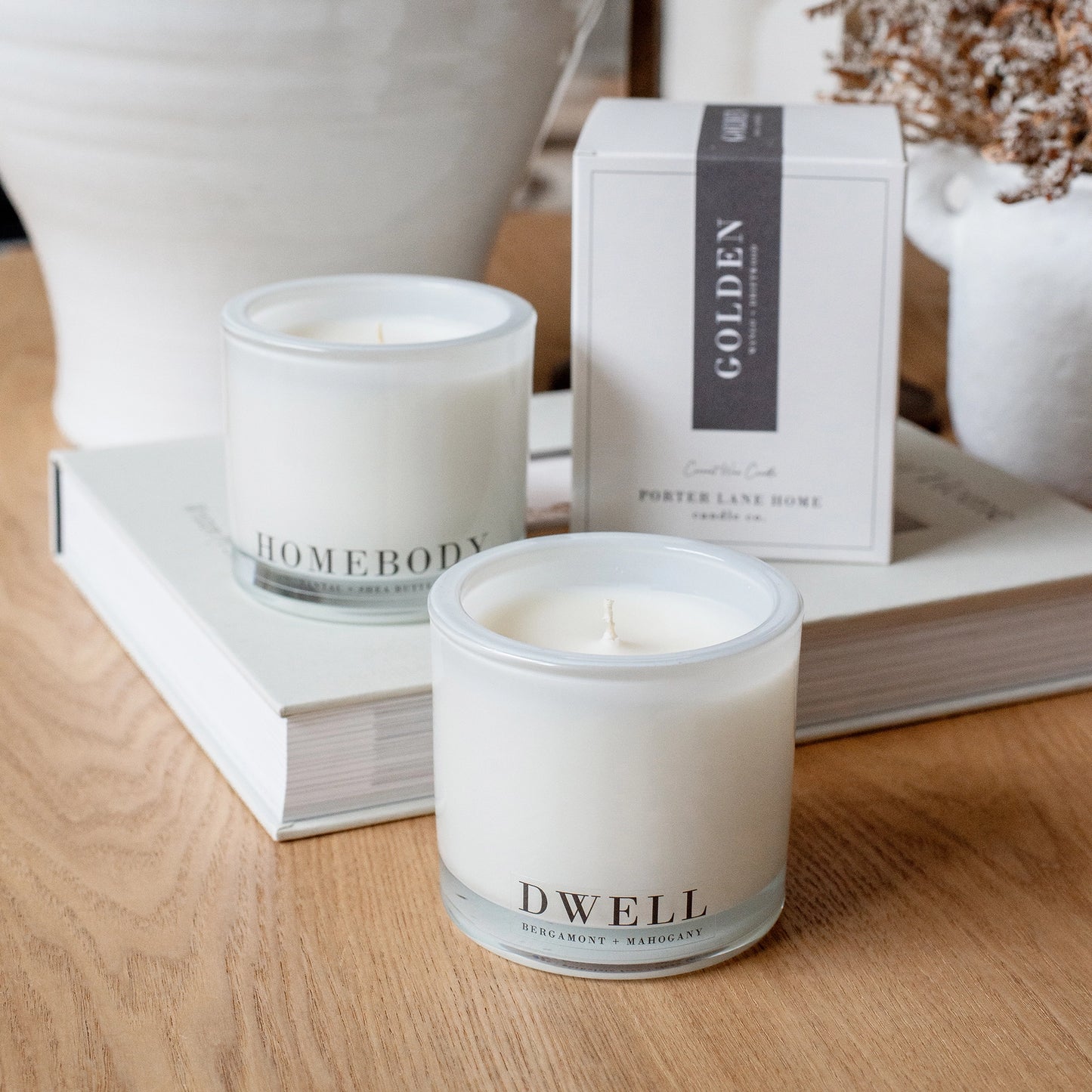 Dwell | Bergamot + Mahogany Candle | Signature Collection