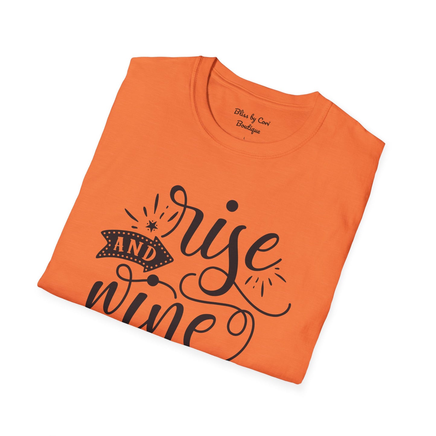 Rise & Wine Softstyle T-Shirt Available In 14 Colors