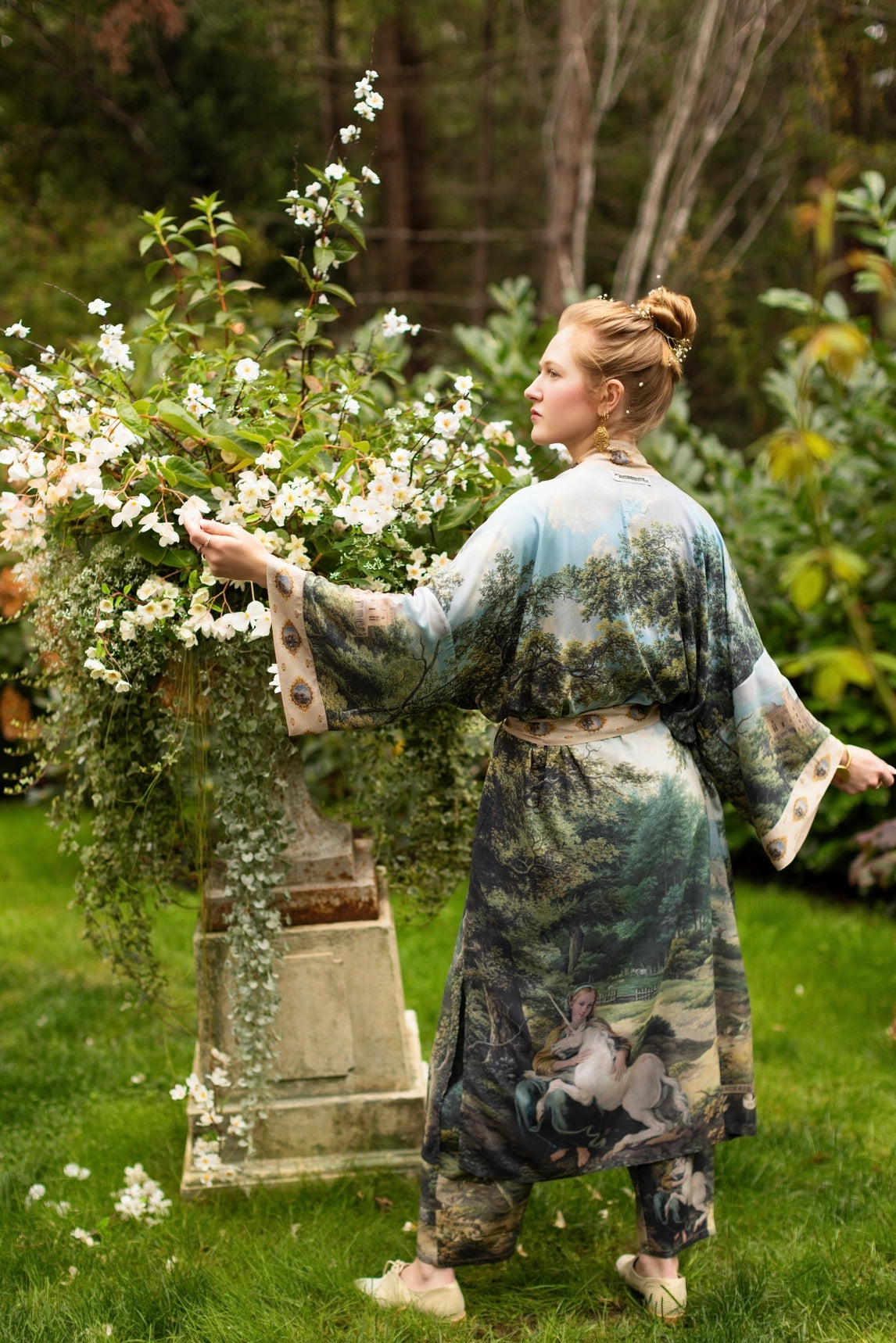 The Mythmaker Opera Duster w/ Pastoral Landscape & Unicorn Pre-Order Ship March 2026