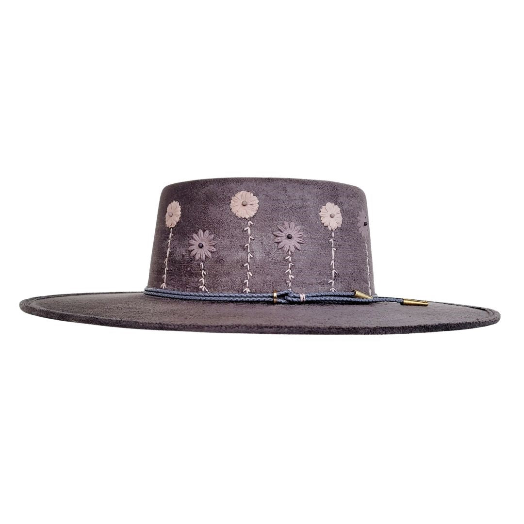 Petra Savage Top Quality Vegan Suede Hat - Paloma