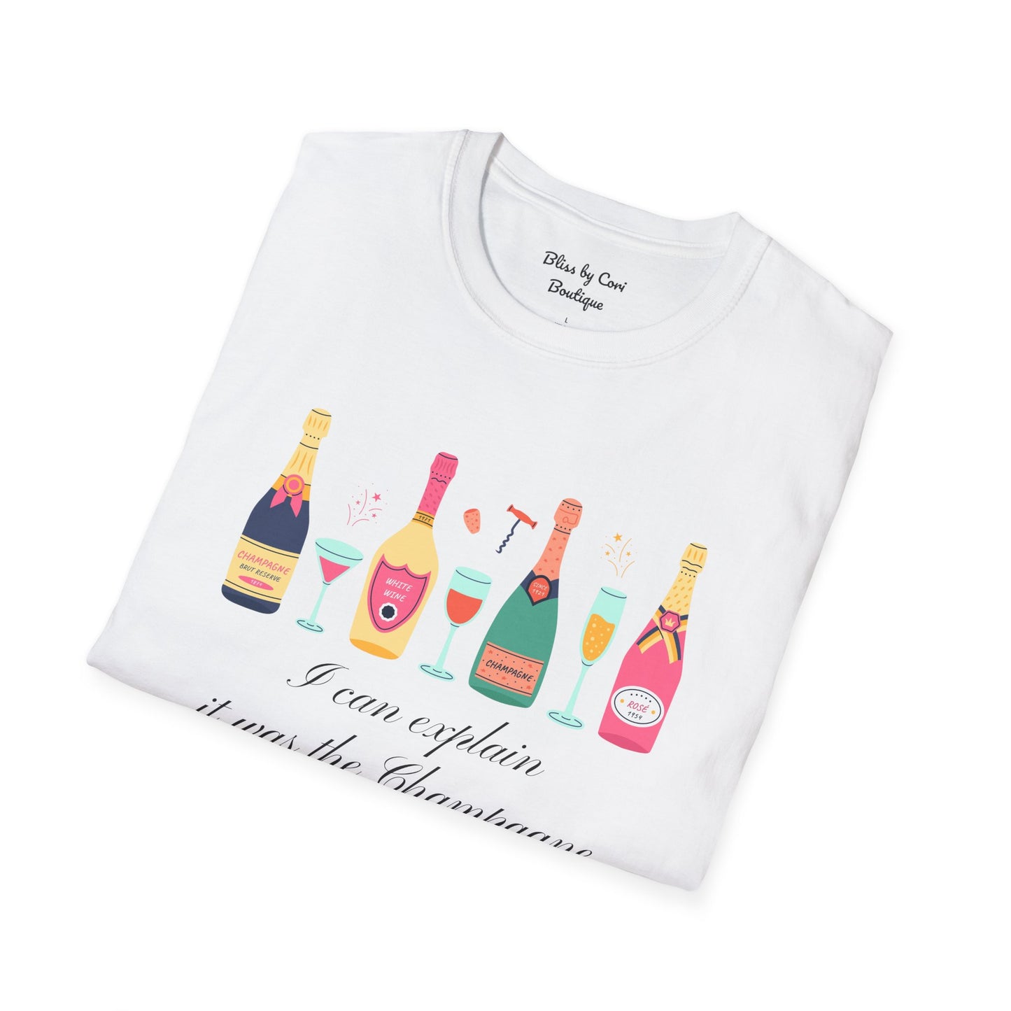 I Can Explain...It was The Champagne Softstyle T-Shirt Available In 14 Colors