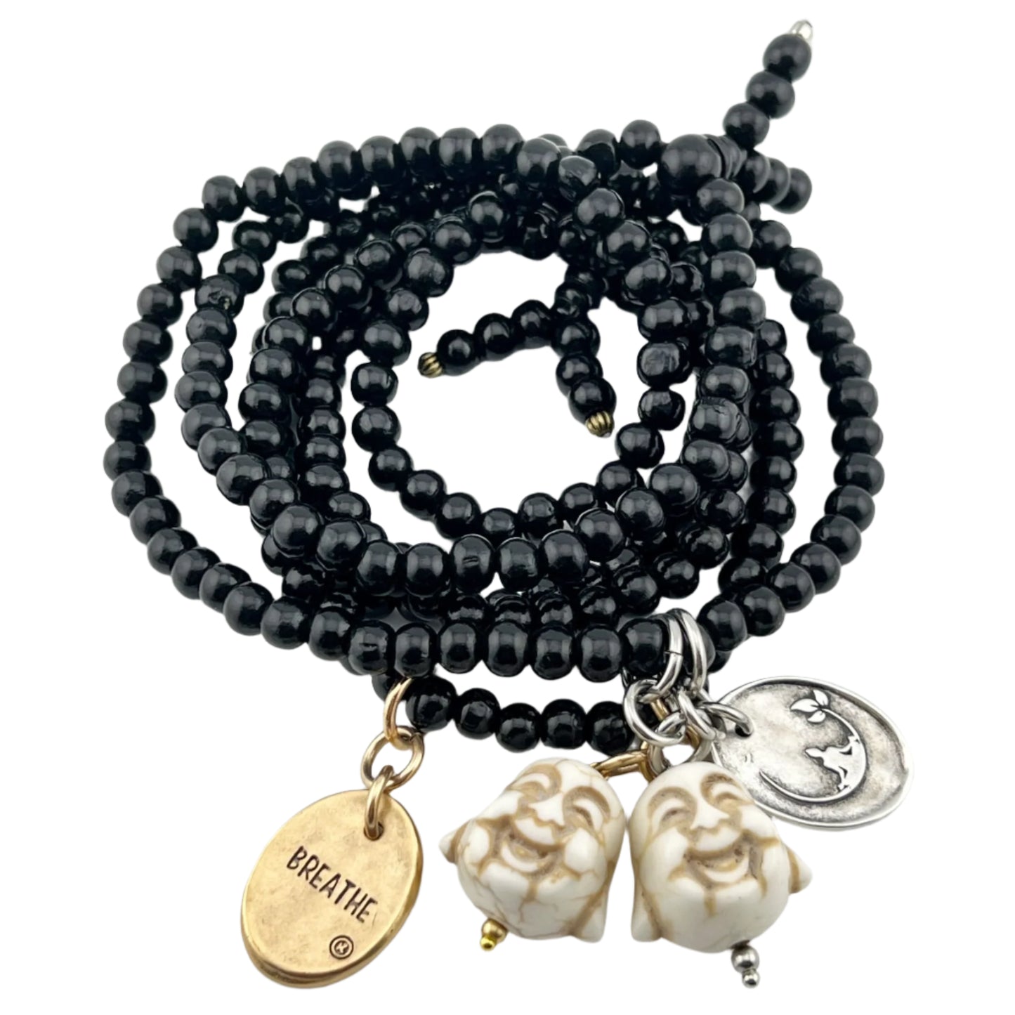 Limited Edition Breathe Buddha Mala Bracelet/Necklace