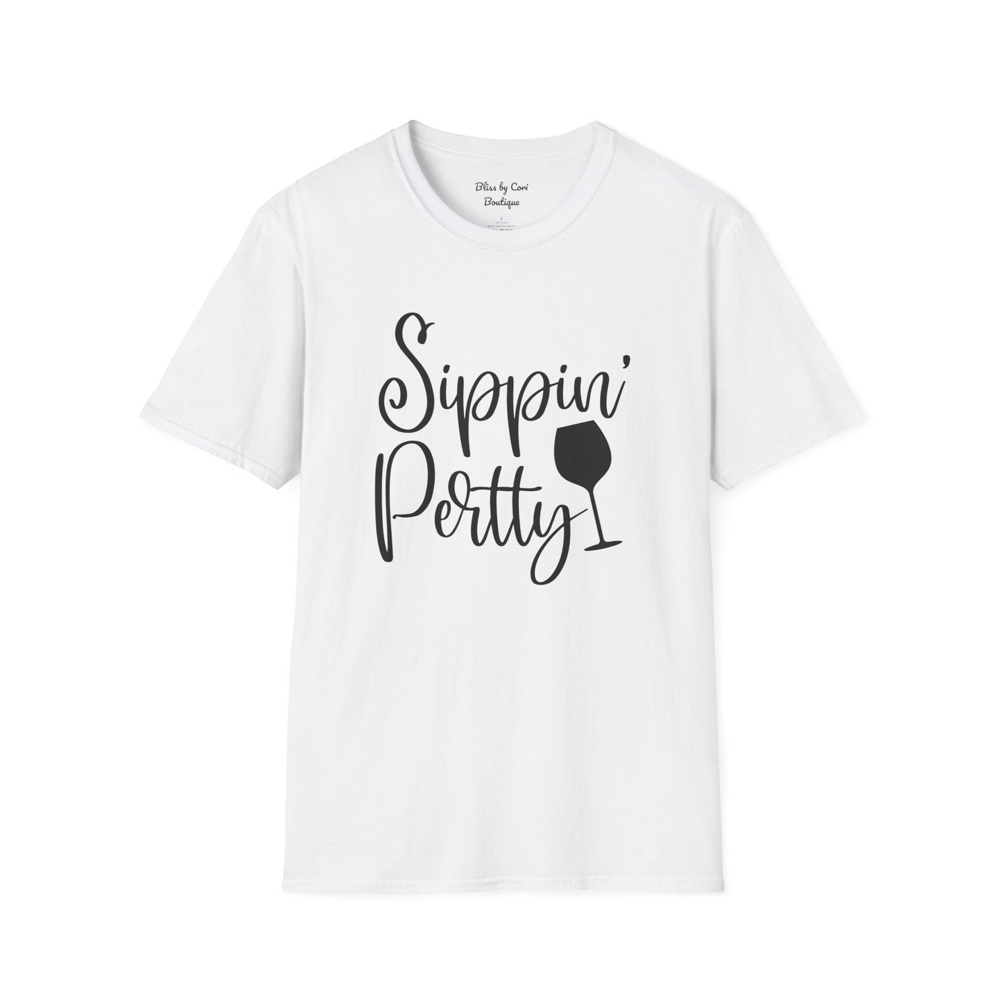 Sippin' Pretty Softstyle T-Shirt Available In 14 Colors