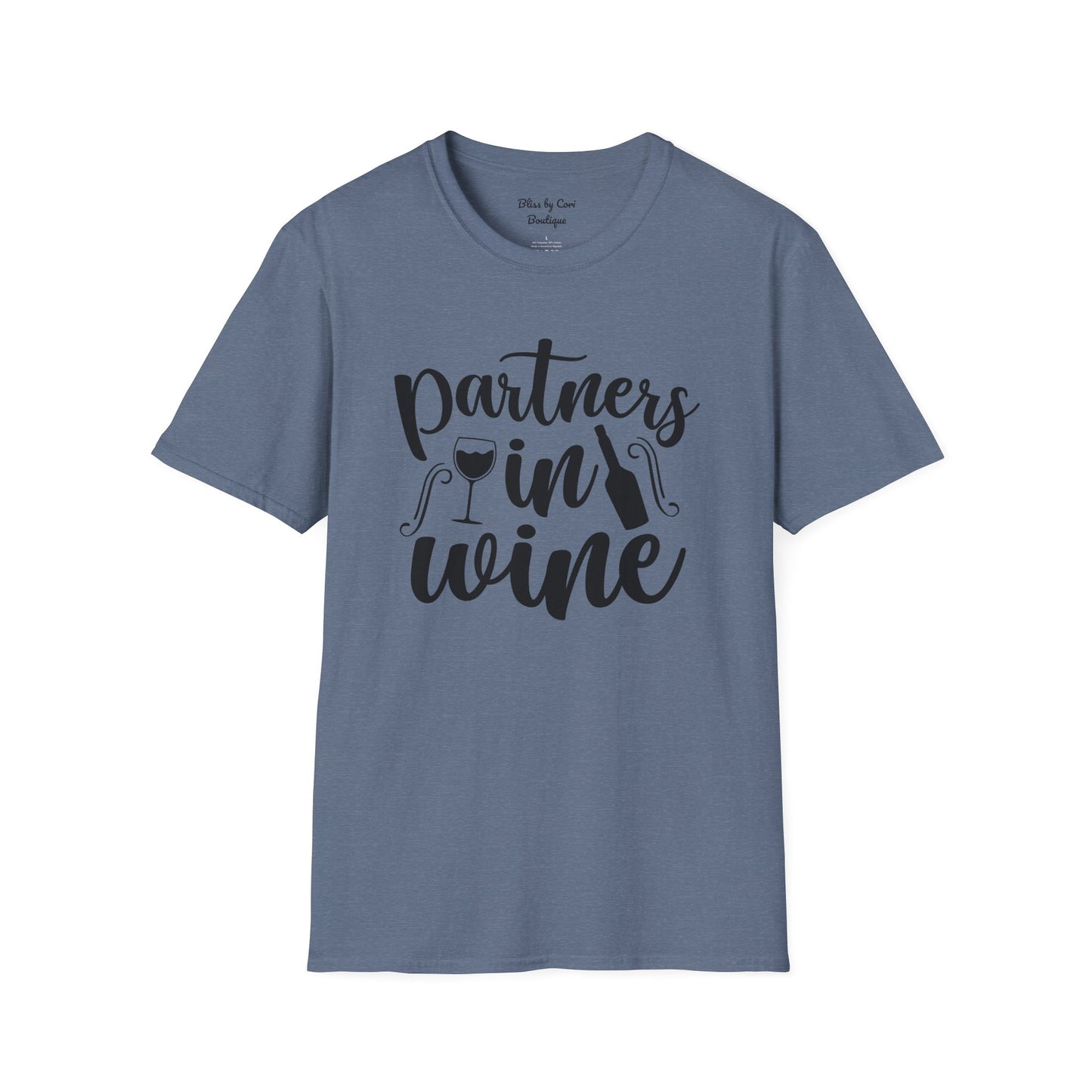 Partners In Wine Softstyle T-Shirt Available In 14 Colors