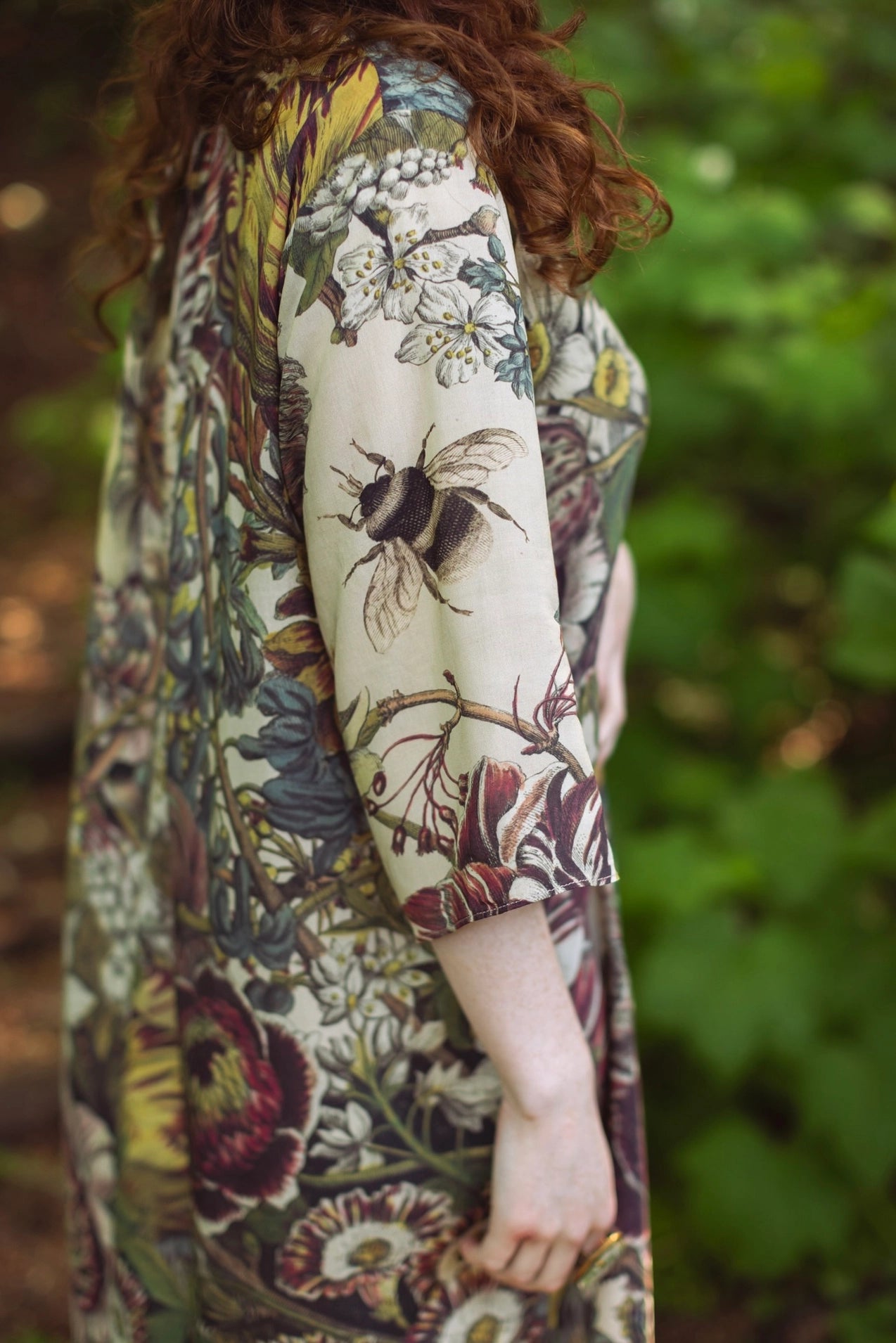 Market Of Stars Love Grows Wild Artist Tunic Dress with Pockets & Bees