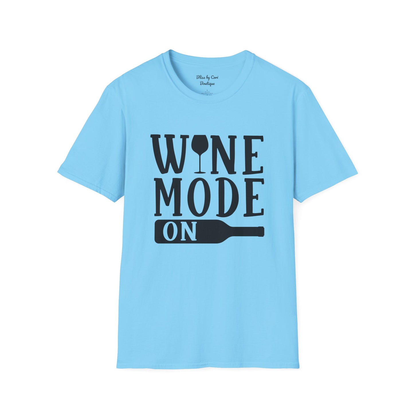 Wine Mode On Softstyle T-Shirt Available In 14 Colors