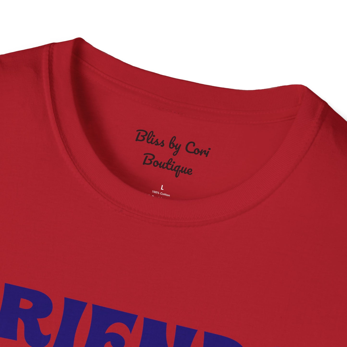 Friends Family Freedom 4th Of July Softstyle T-Shirt Available in 3 Colors