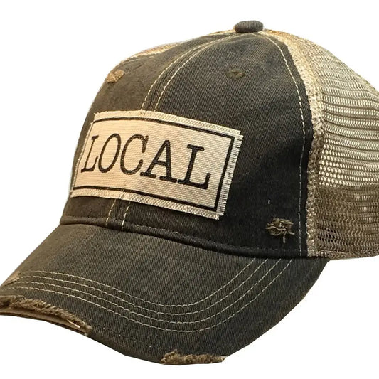 Local Distressed Trucker Hat