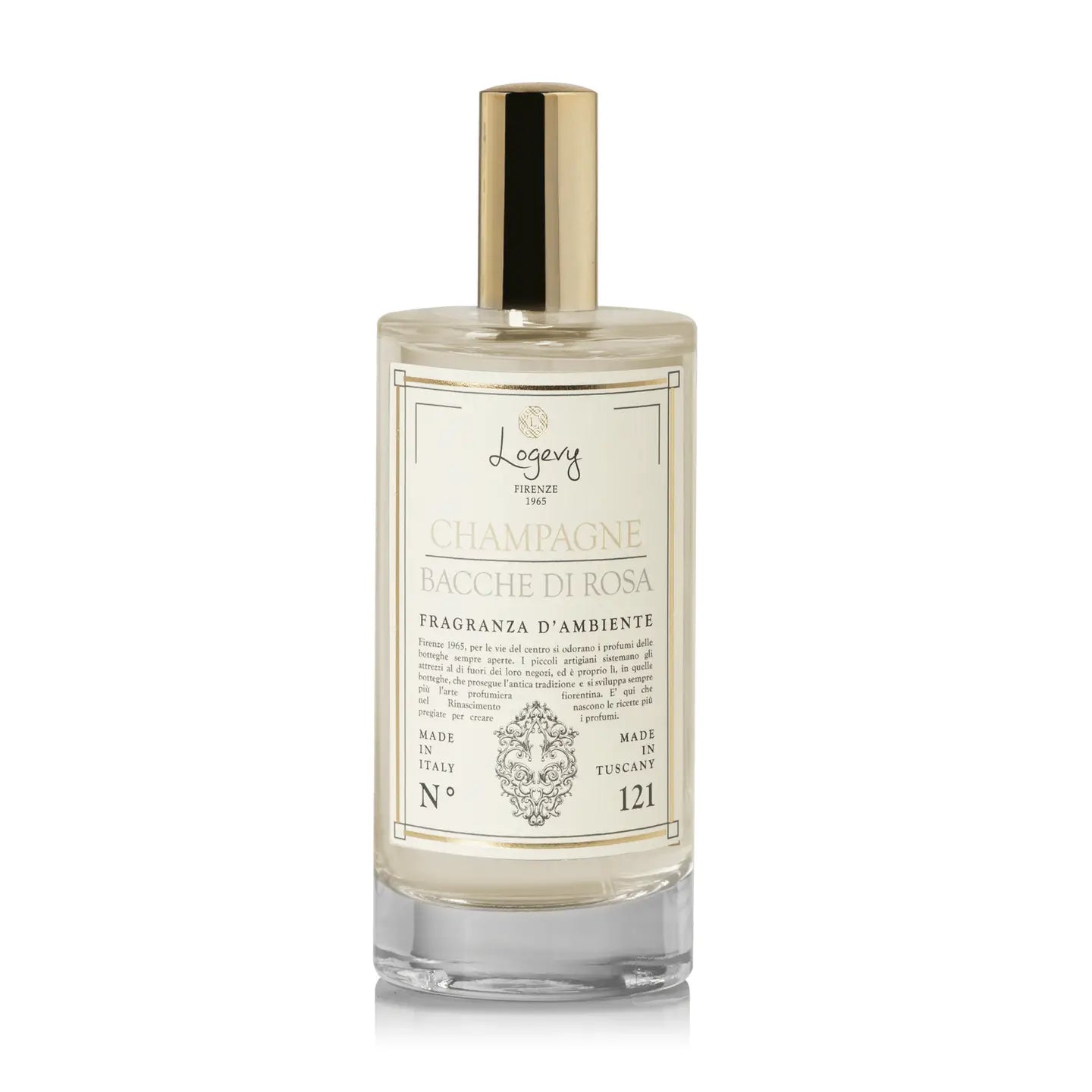 Logevy Firenze 1965 - Home Fragrances Champagne E Bacche Di Rosa- Luxury Room Spray