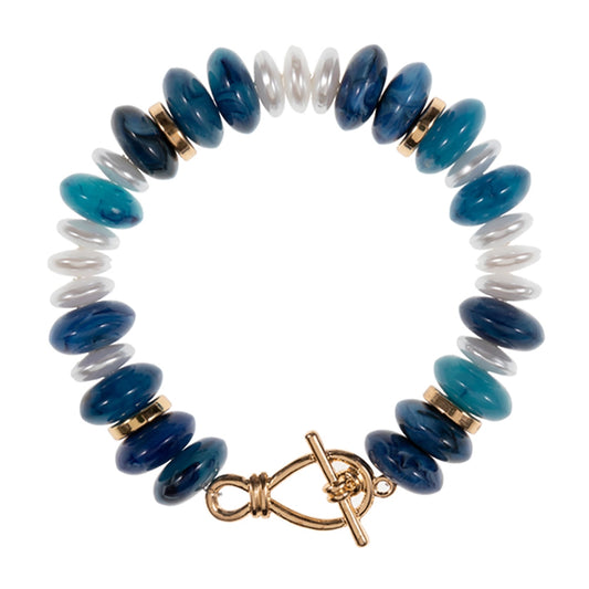 Mixed Stone Beaded Bracelet