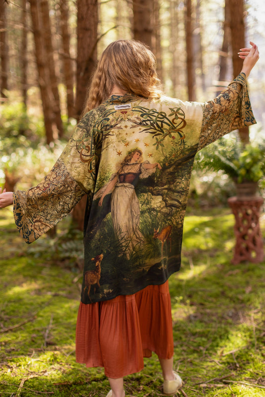 The Dawning Matineé (Mid-Length) Duster w/ Ophelia & Fawns *Pre Order* Ships October 2026