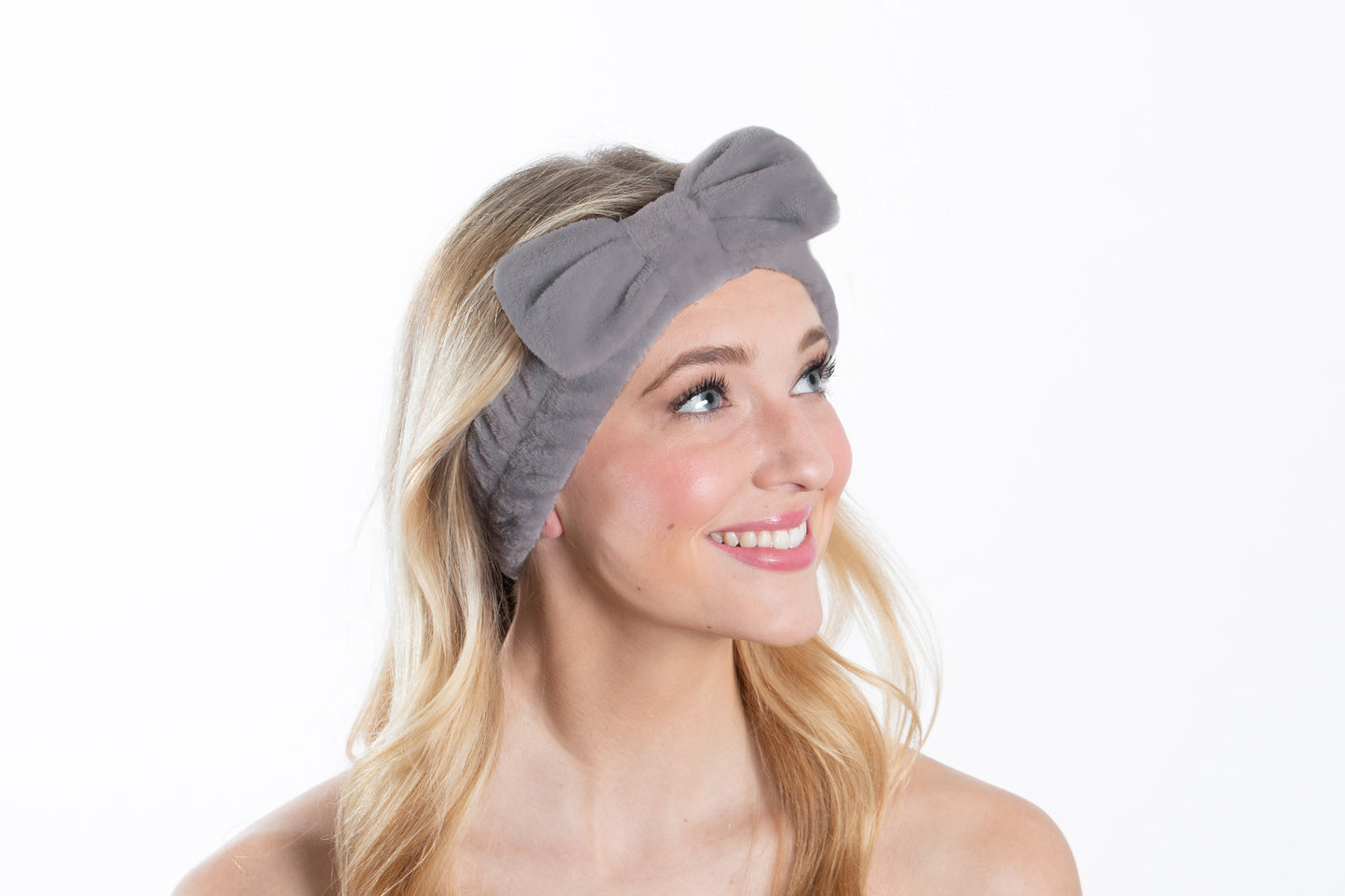 Plush Bow Spa Headband