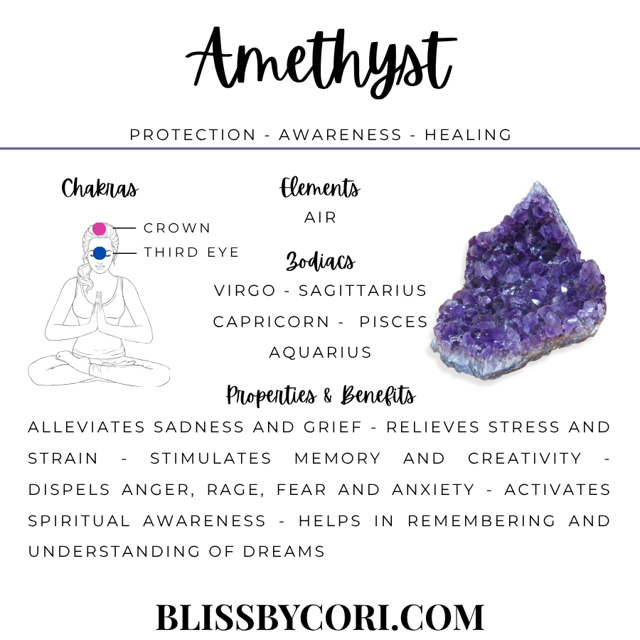 Long Layered Amythyst Boho Necklace