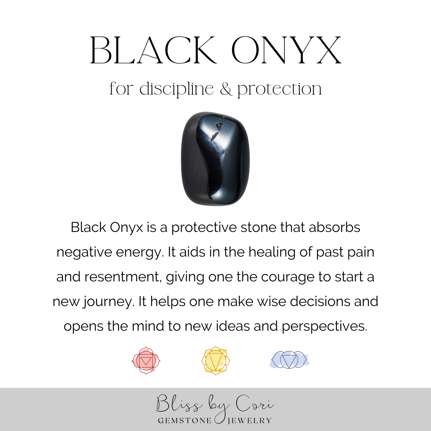 Black Onyx Recovery/Sobriety/Addiction Unisex Reiki Healing Beaded Gemstone Bracelets