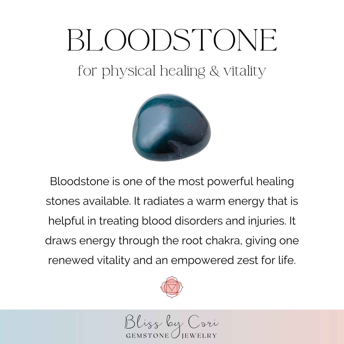 Bloodstone Unisex Reiki Healing Beaded Gemstone Bracelet