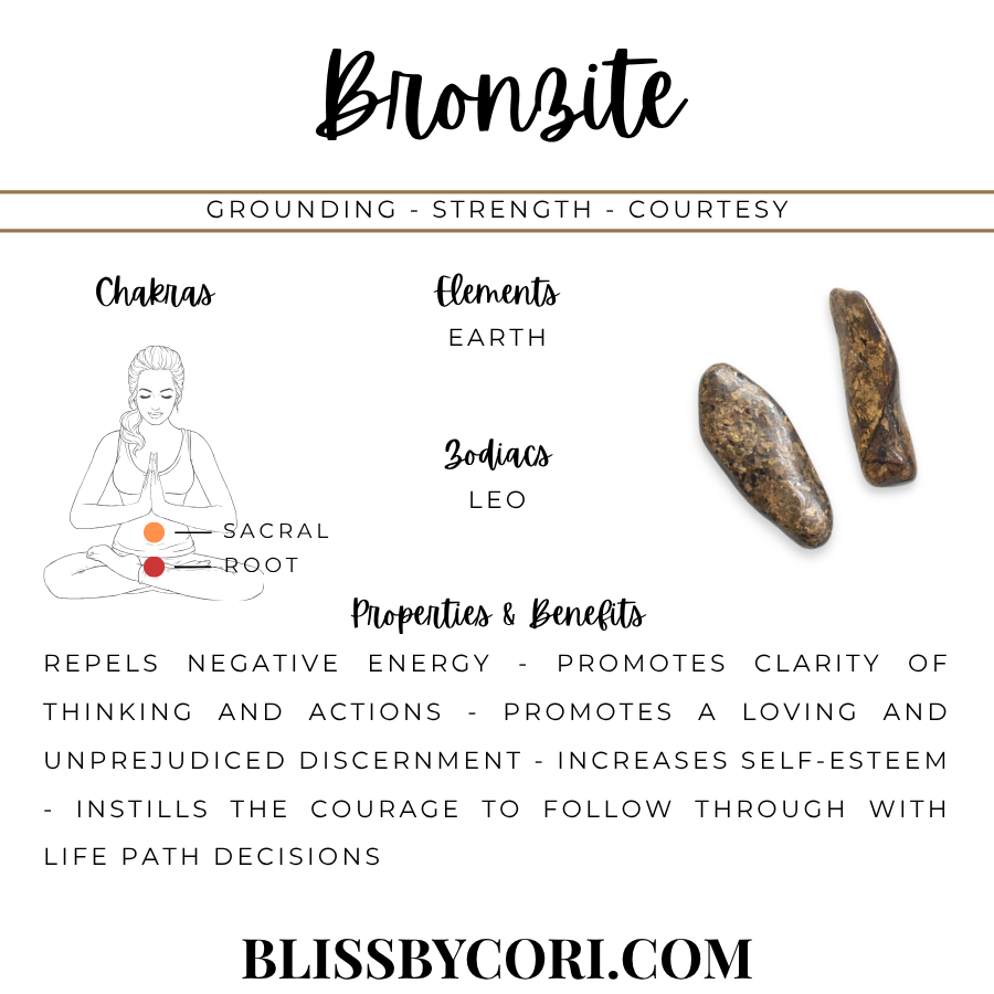Bronzite & Apatite Gemstone Bracelet