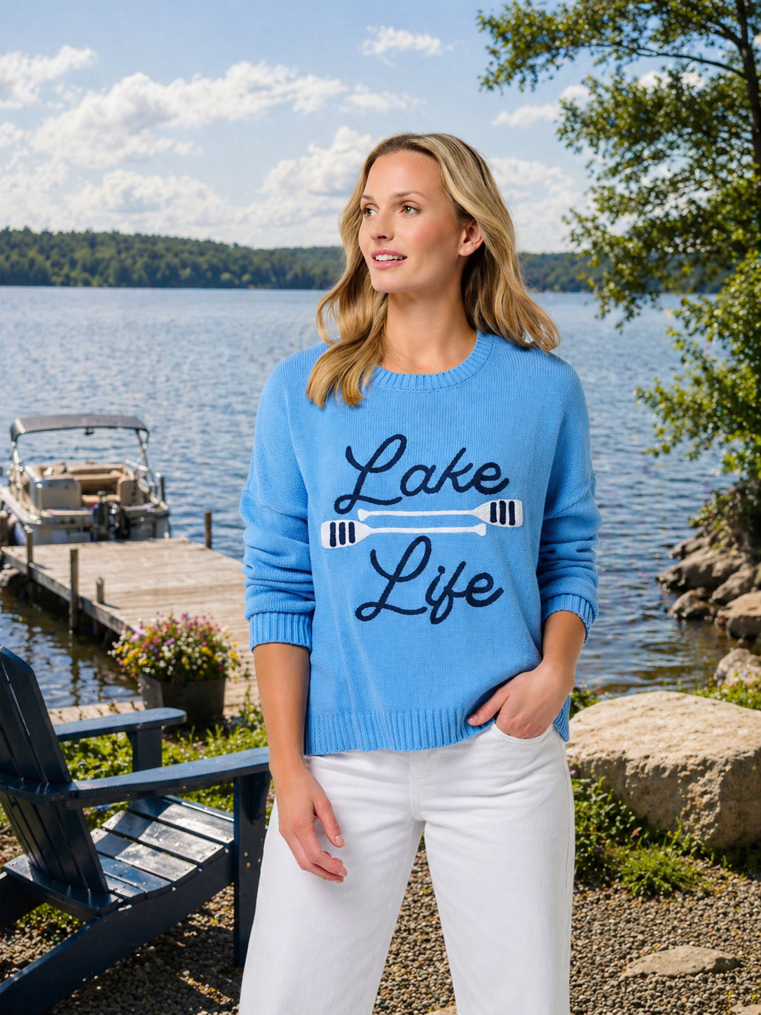 Lake Life Relaxed Fit Sweater