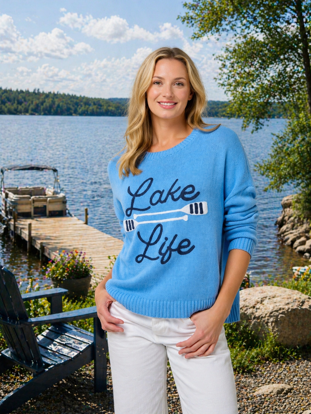 Lake Life Relaxed Fit Sweater
