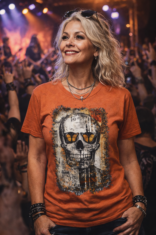 Butterfly Skull Eyes T-Shirt