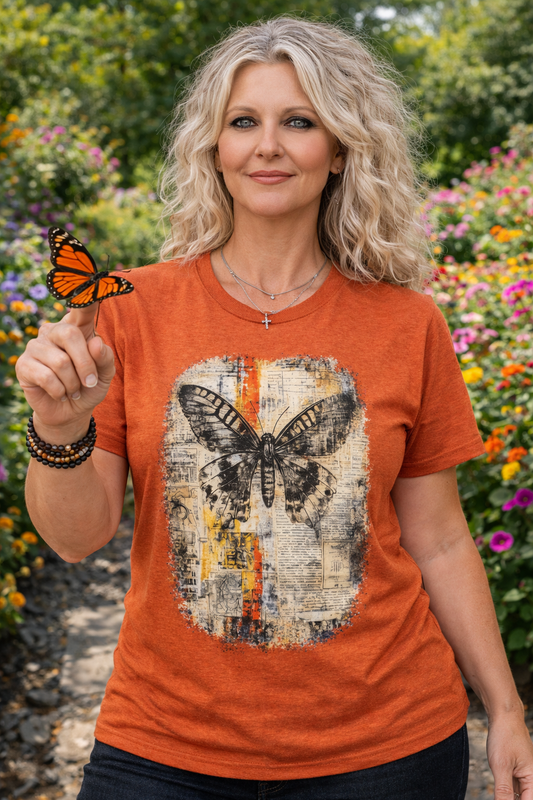 Grunge Butterfly T-Shirt