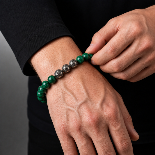 Malachite Gemstone Bracelet