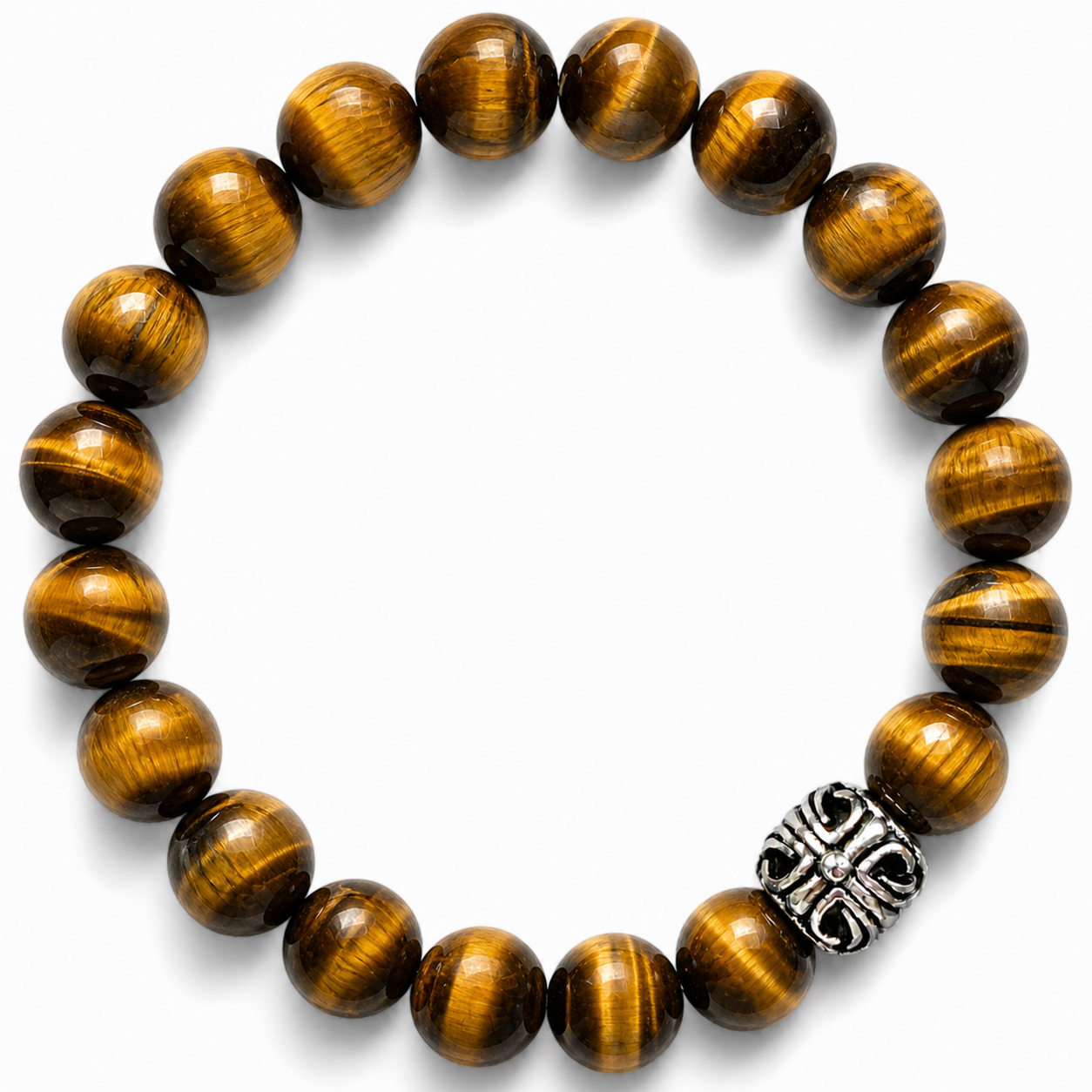 Natural Tiger Eye Gemstone Bracelet