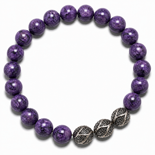 Rare Stichtite Gemstone Bracelet