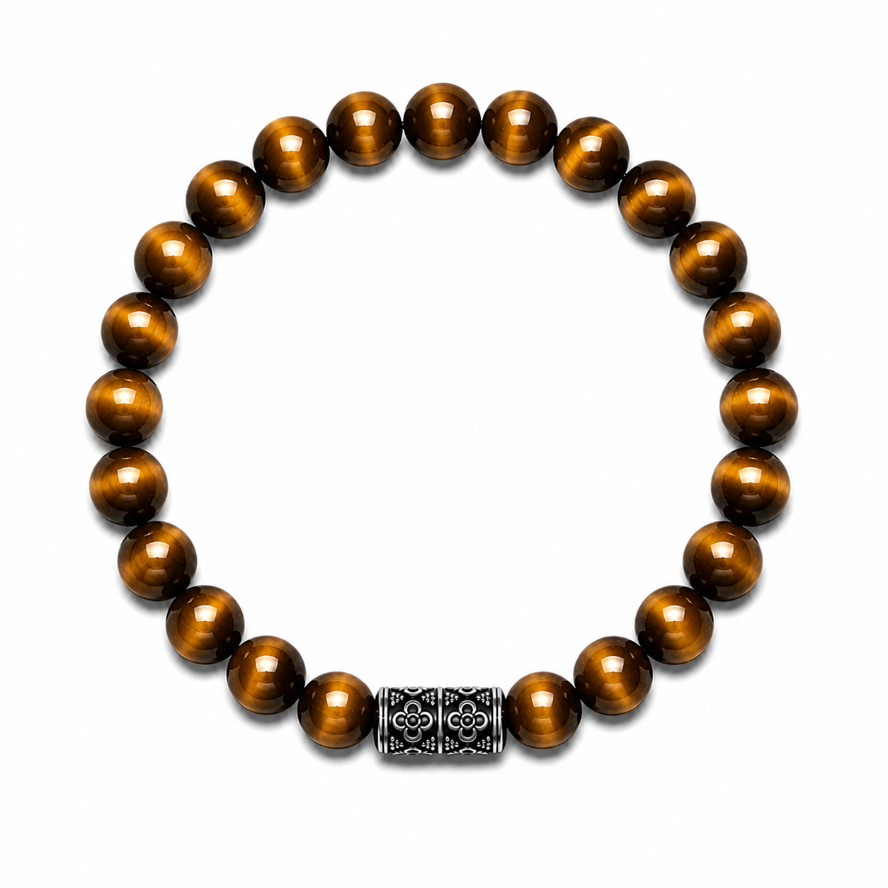 Natural Tiger Eye Gemstone Bracelet