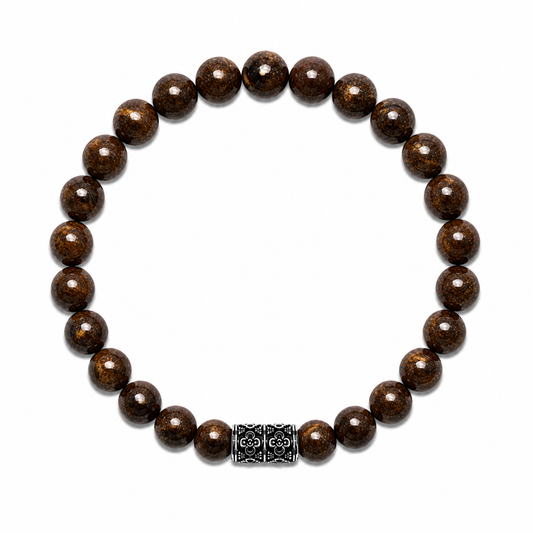Bronzite Gemstone Beaded Bracelet