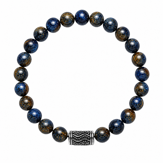 Blue Pietersite Gemstone Bracelet