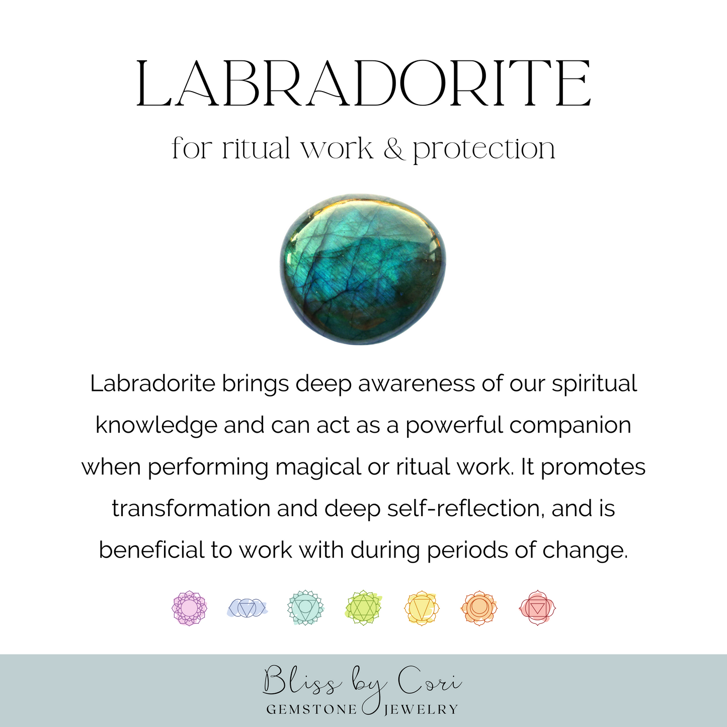 Labradorite Sobriety/Recovery/Serenity Prayer Beaded Gemstone Bracelet