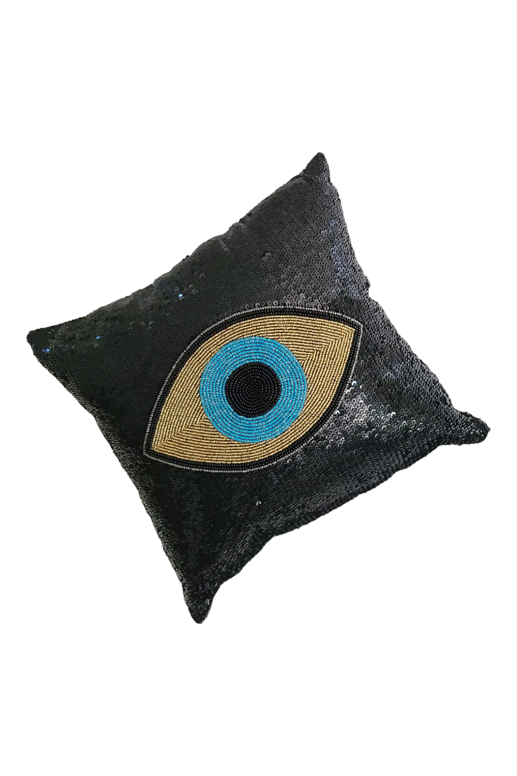 Tiana New York -Evil Eye Multi Beaded Pillow