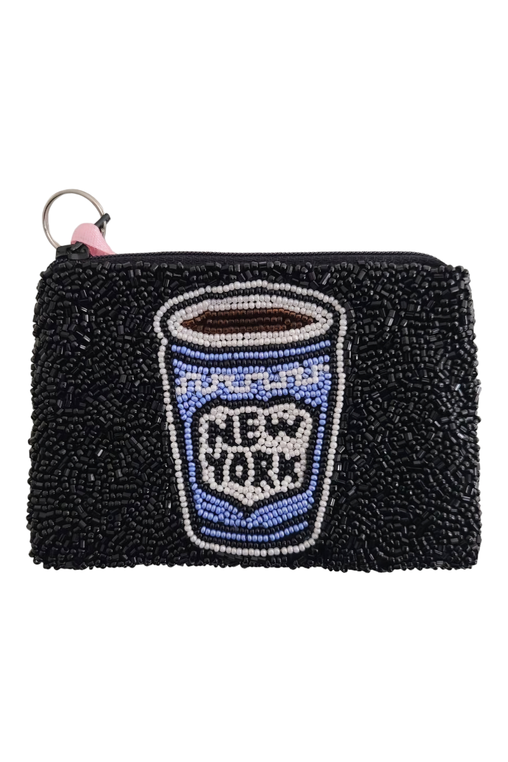 Copy of Tiana New York - New York Coffee Multi Beaded Coin Purse