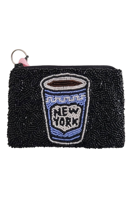 Copy of Tiana New York - New York Coffee Multi Beaded Coin Purse